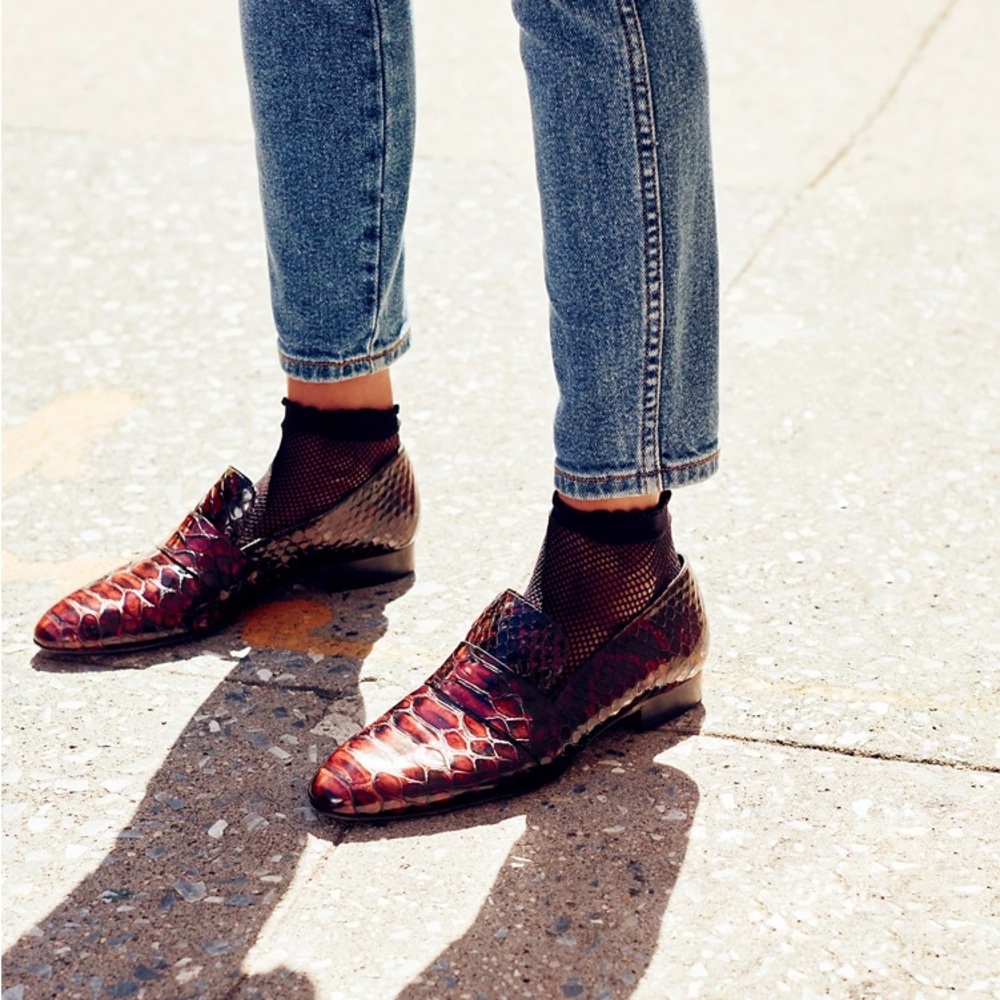 Free People tux slip on flats